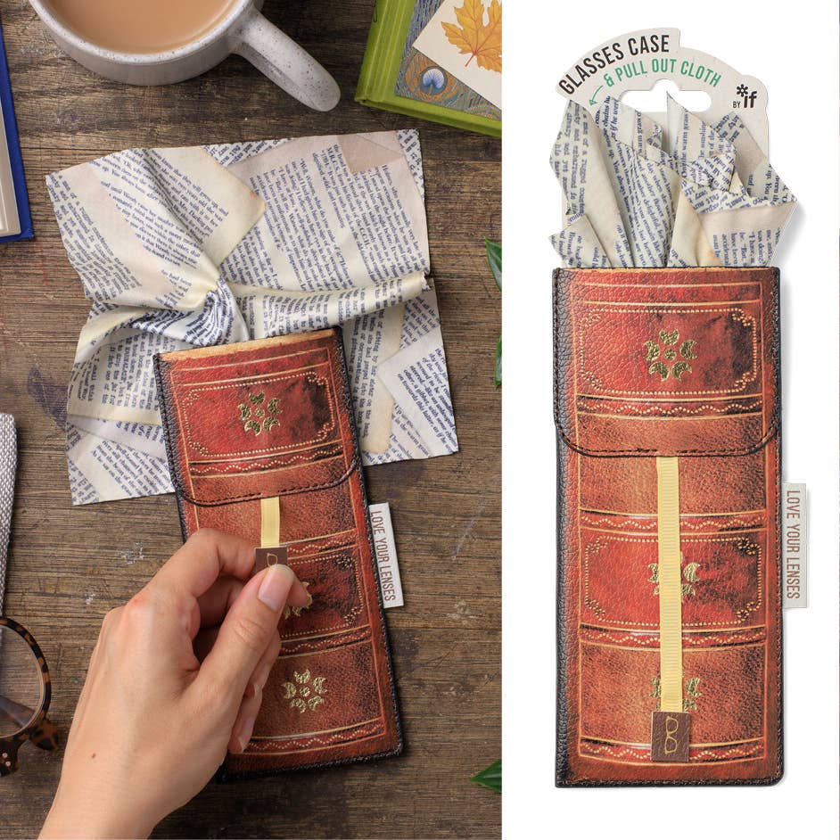 Love your Lenses Glasses Case & pull out Cloth