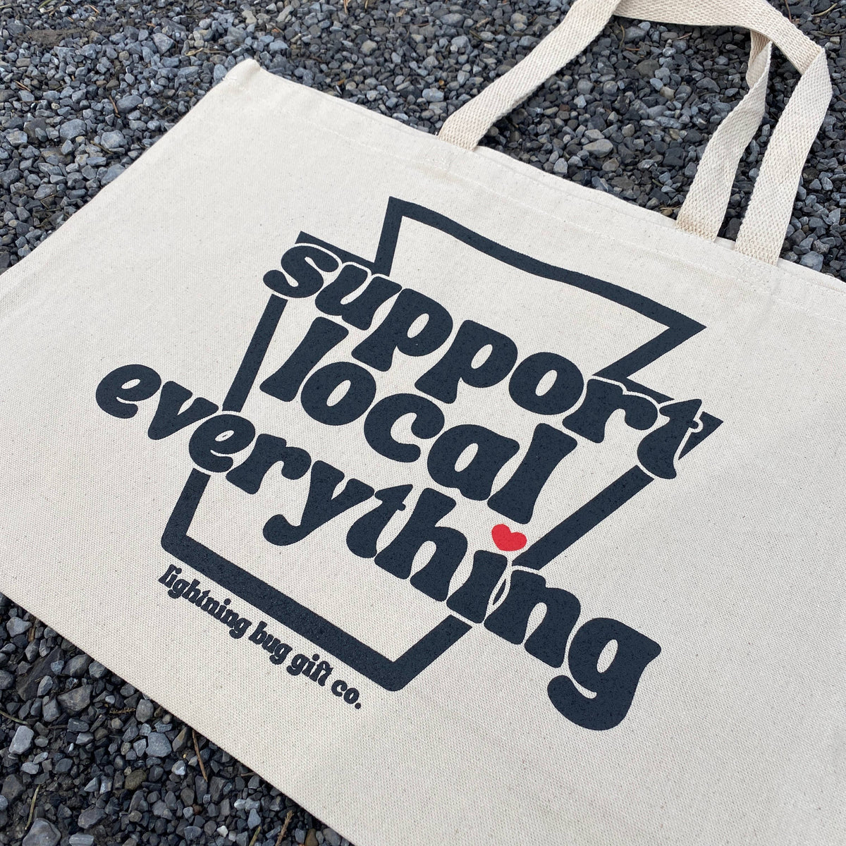 Support Local Everything Keystone Jumbo Tote