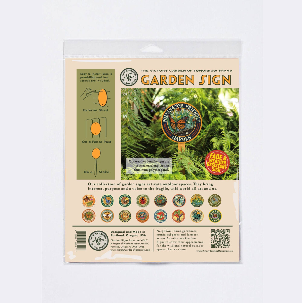 Firefly Habitat Sign - Lightening Bugs for Yard and Garden