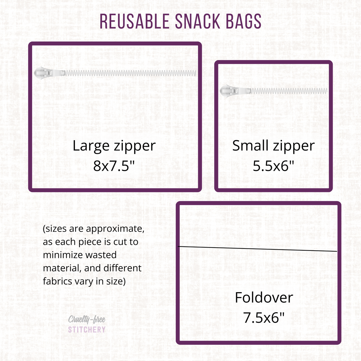 Reusable Snack/Sandwich Bag - Monarch Butterflies