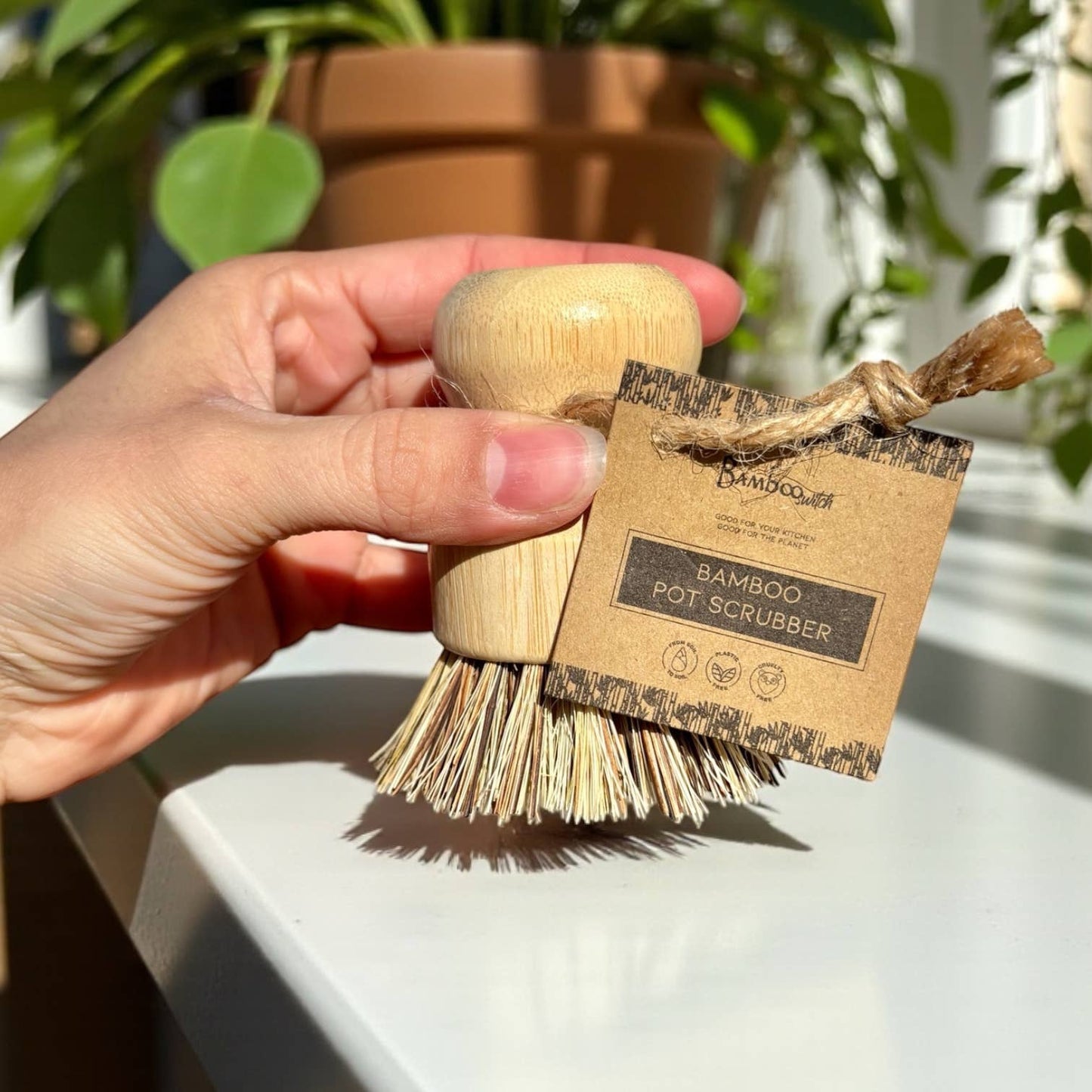 Bamboo Pot Scrubber | Kitchen | Earth Day Bestseller