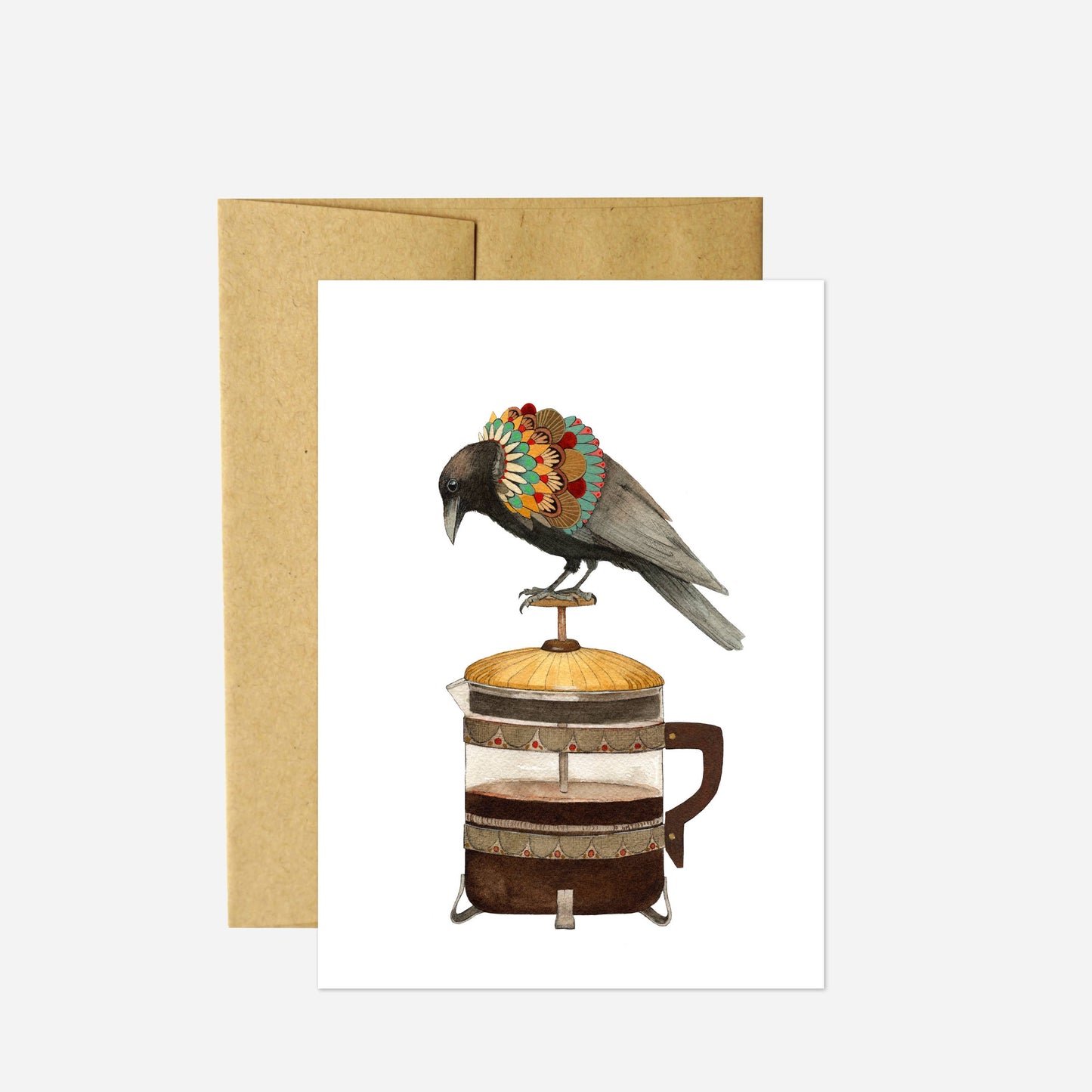 Card - Coffee Crow