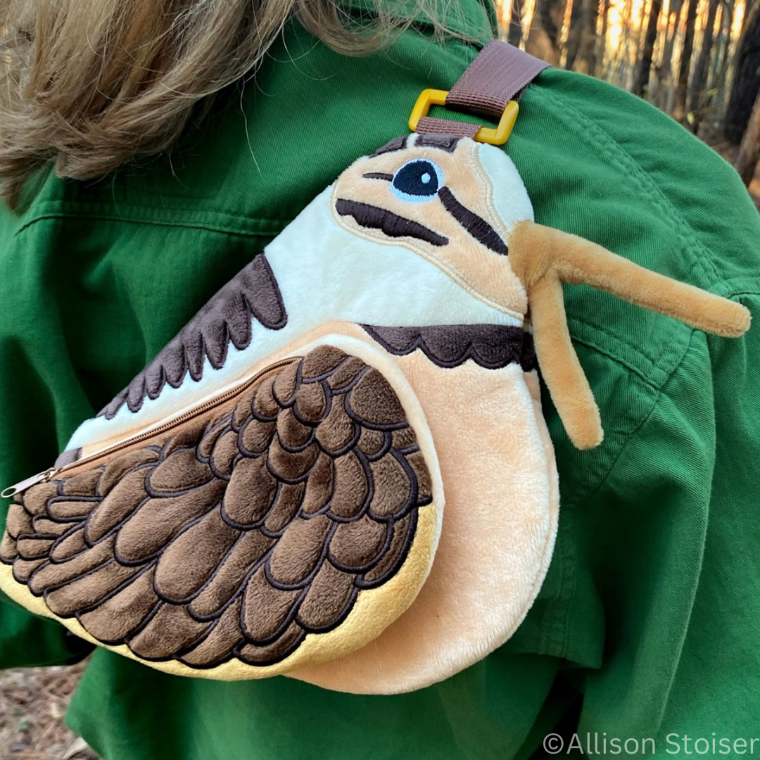 American Woodcock Plush Crossbody Bag