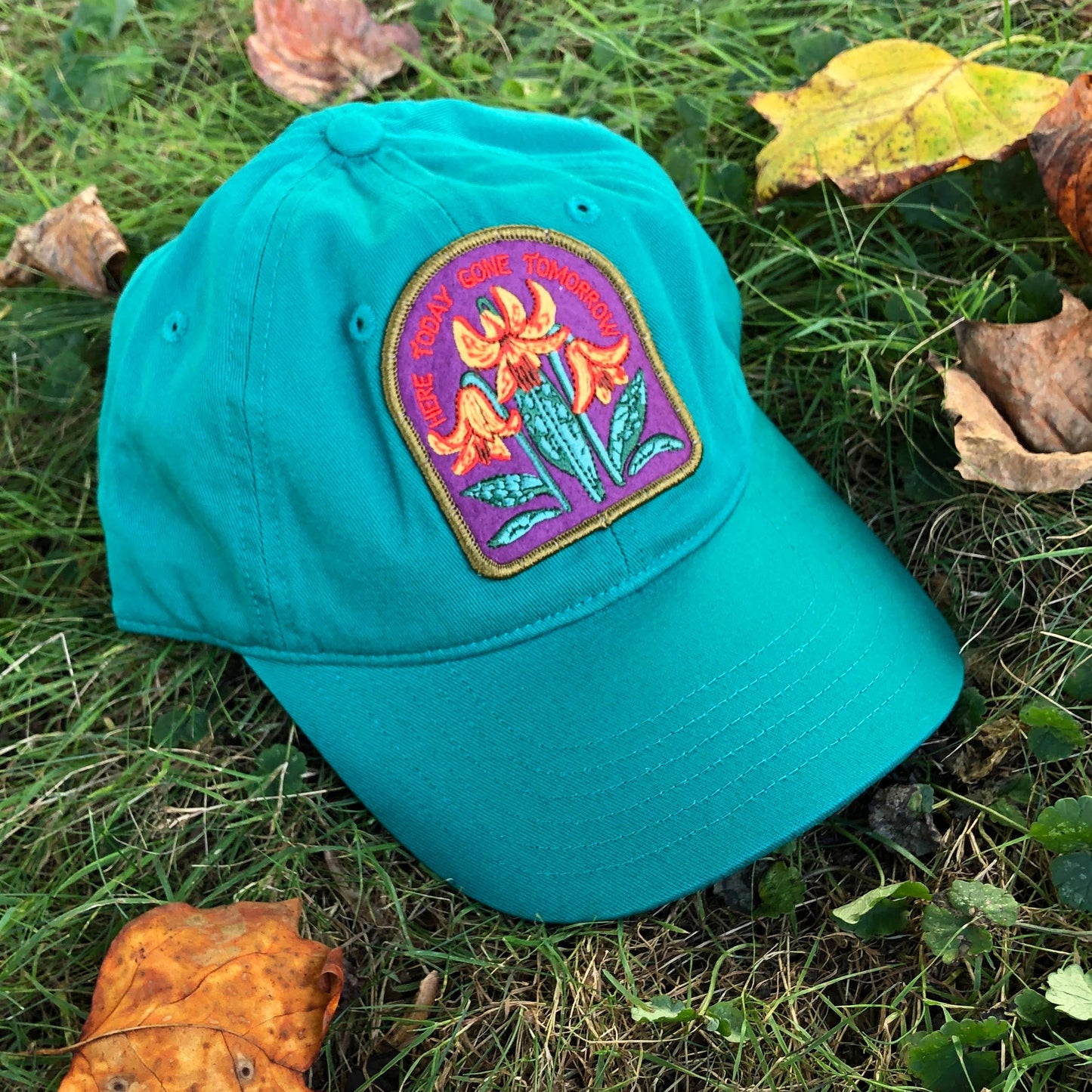 Trout Lily Organic Cotton Native Plant Patch Hat