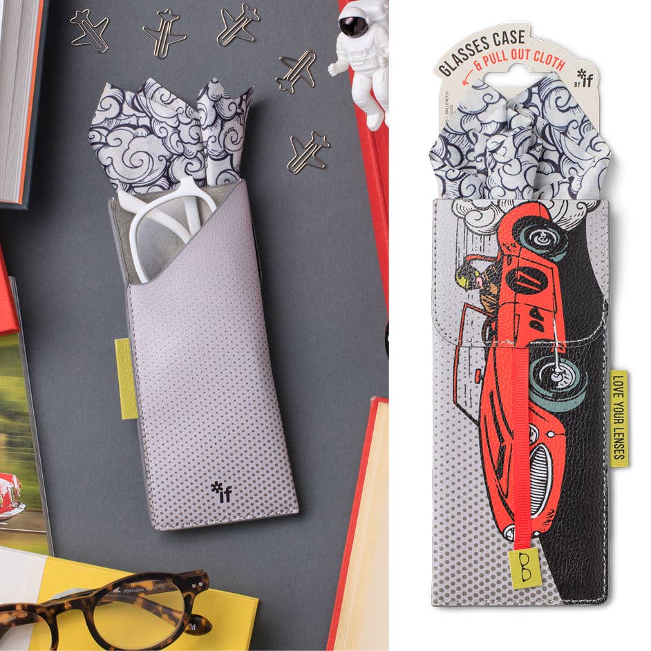 Love your Lenses Glasses Case & pull out Cloth
