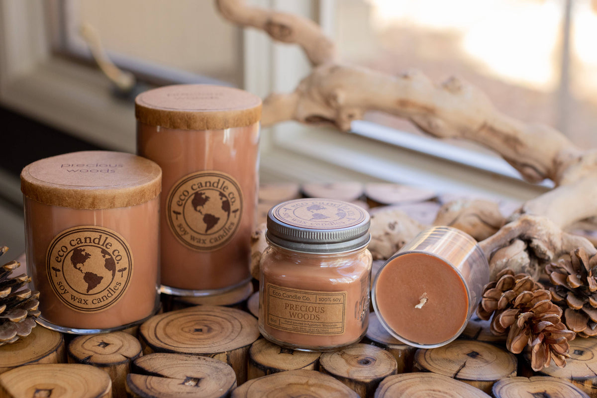 6oz eco candle PRECIOUS WOODS