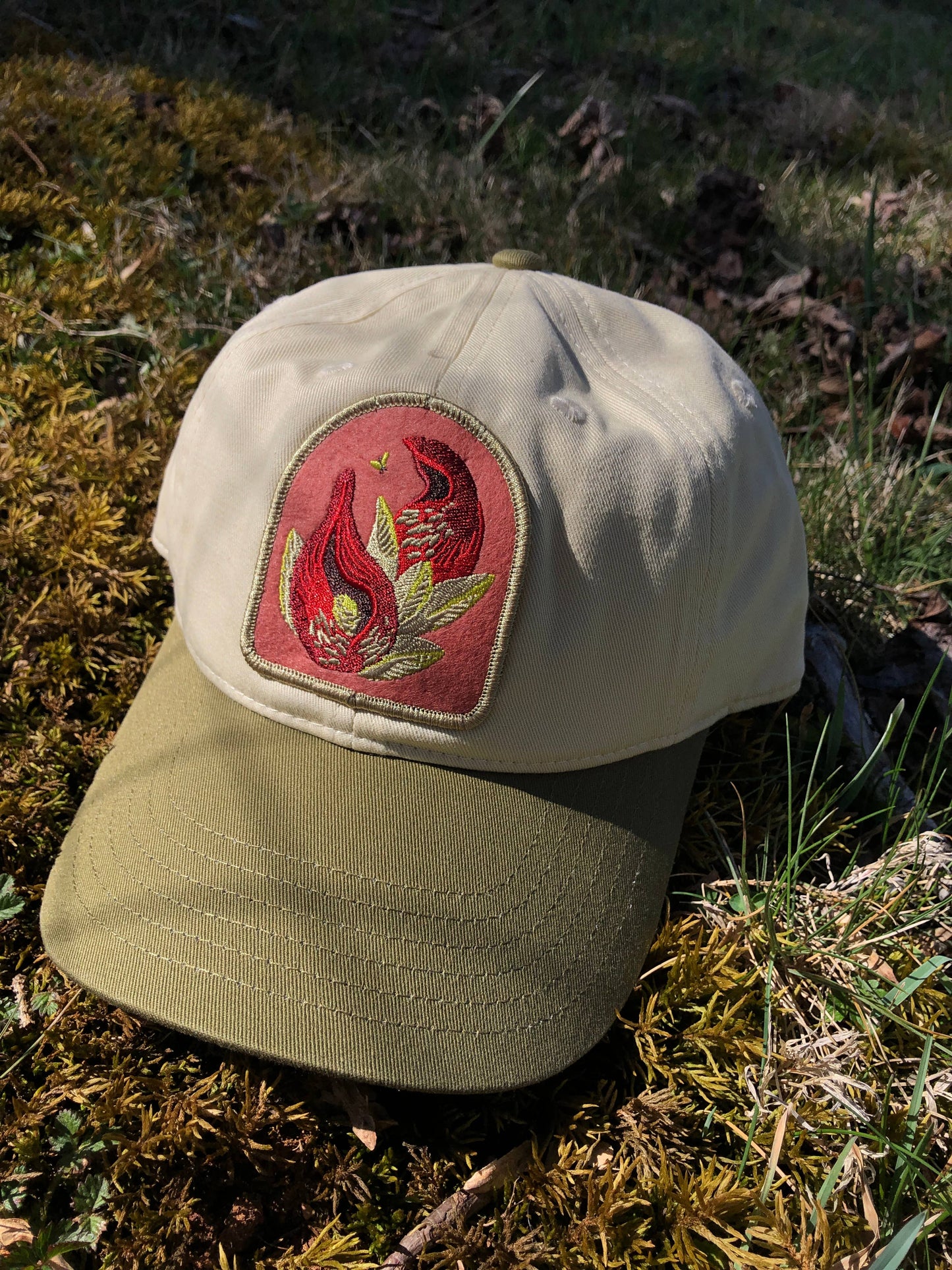 Skunk Cabbage Organic Cotton Native Plant Patch Hat