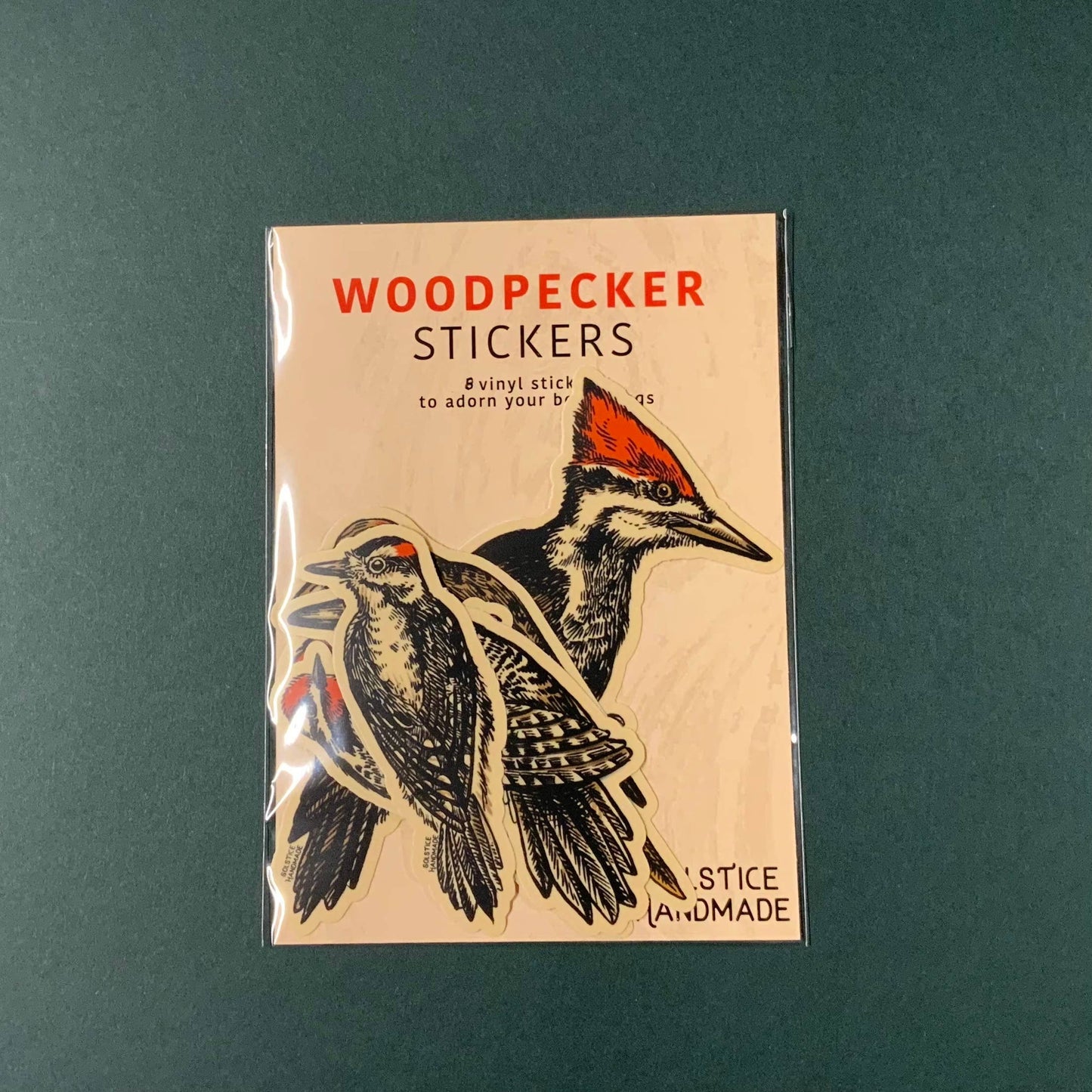 Woodpecker Sticker Set