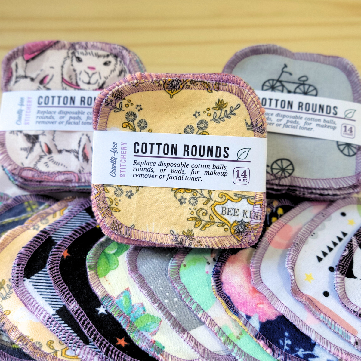 Reusable Cotton Rounds - Assorted Mix