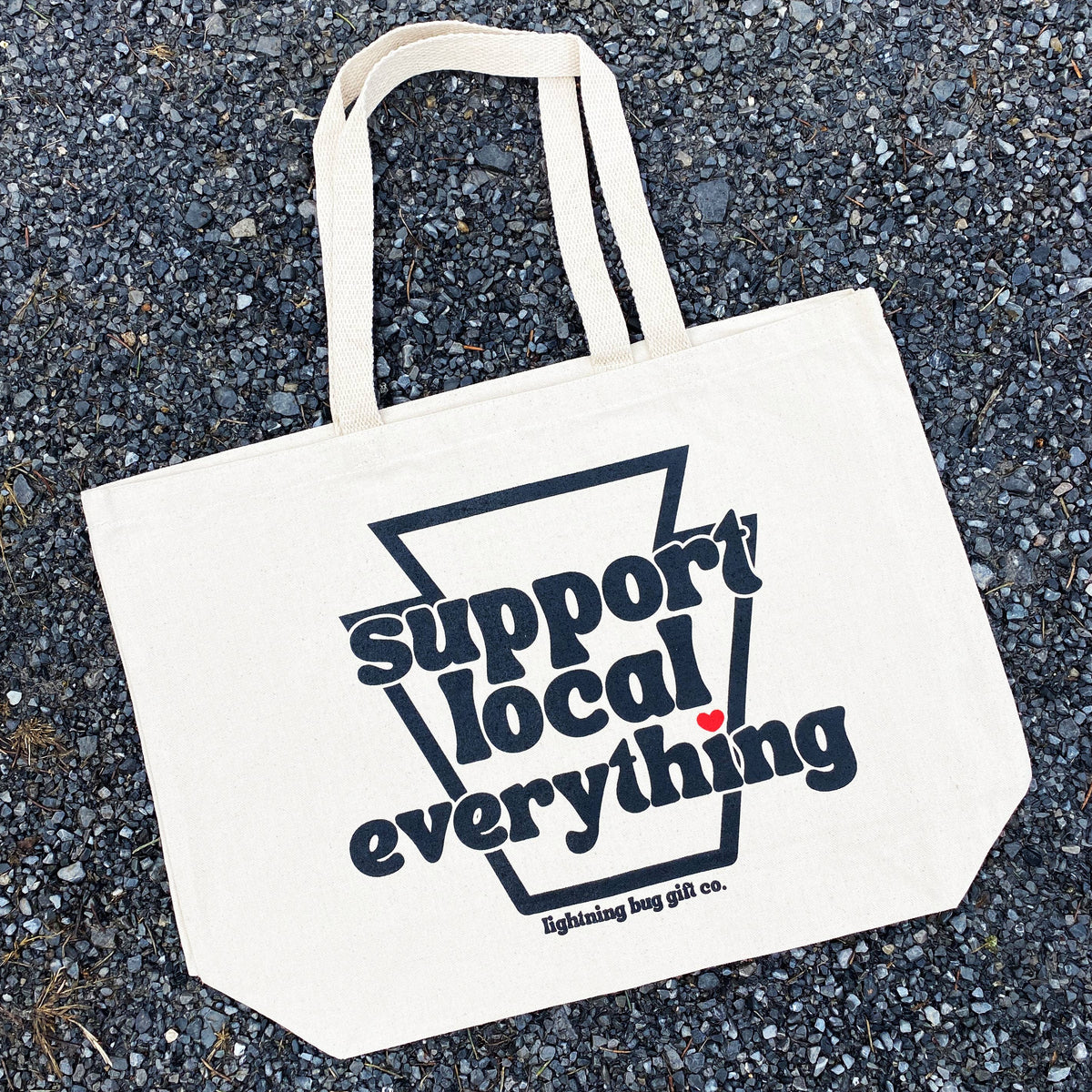 Support Local Everything Keystone Jumbo Tote