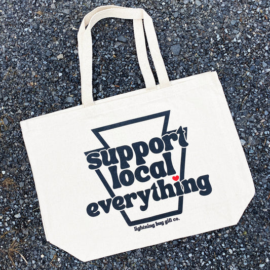 Support Local Everything Keystone Jumbo Tote