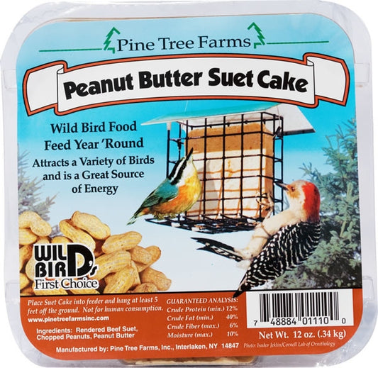 Peanut Butter Suet Cake 12 oz.
