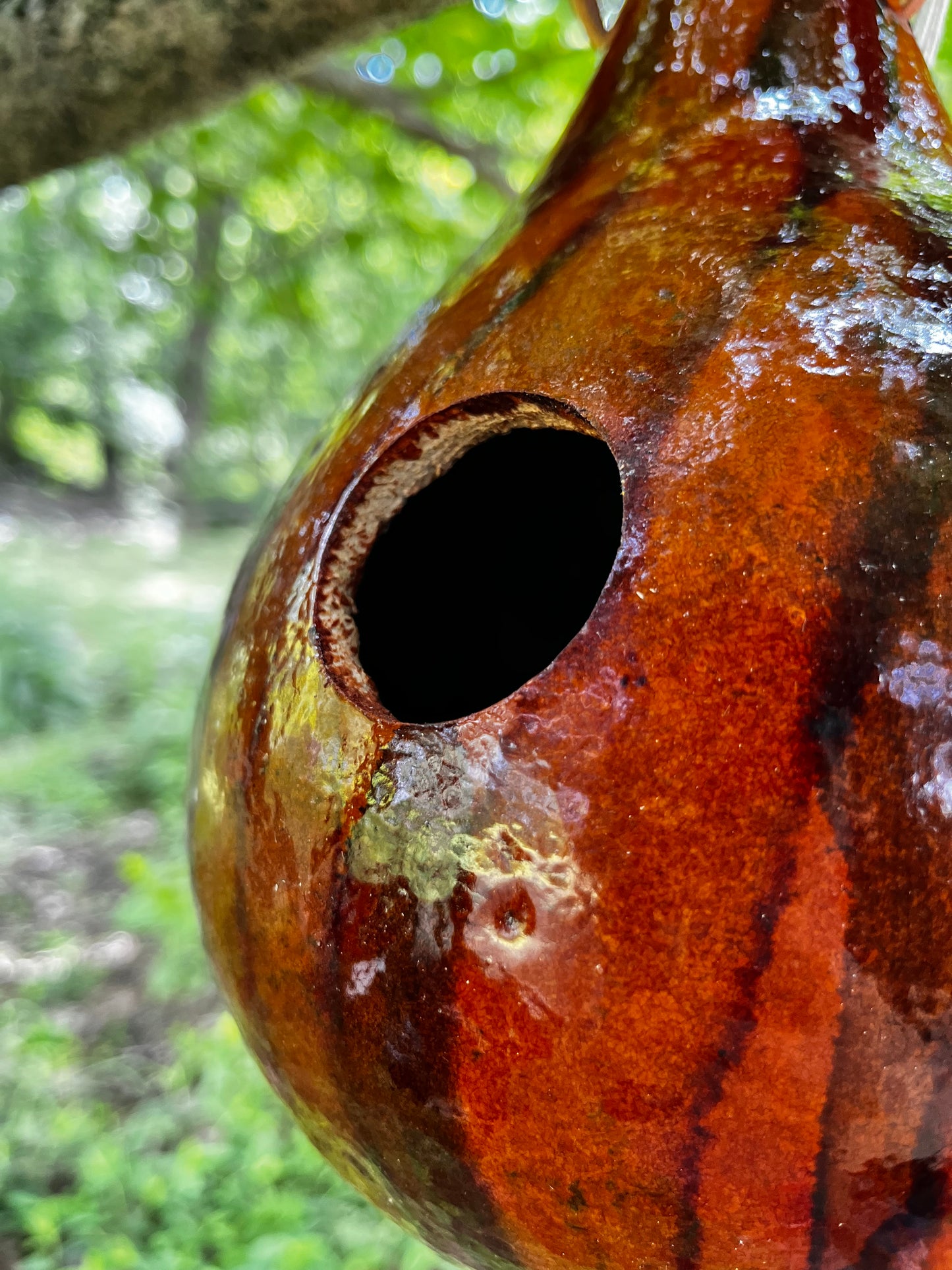 Handcrafted Gourd Birdhouse