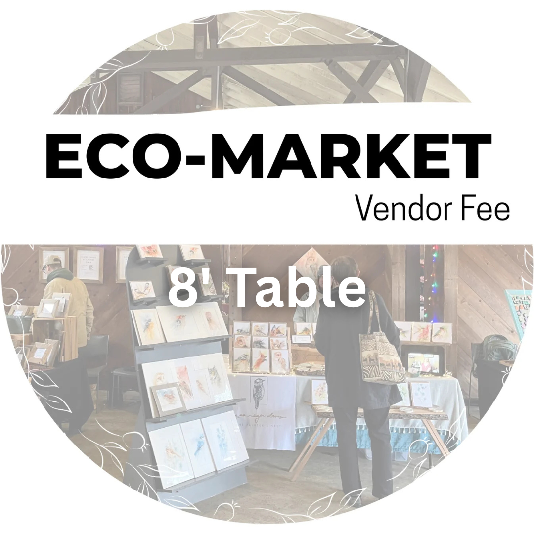 Eco-Market Vendor Fee 8' table