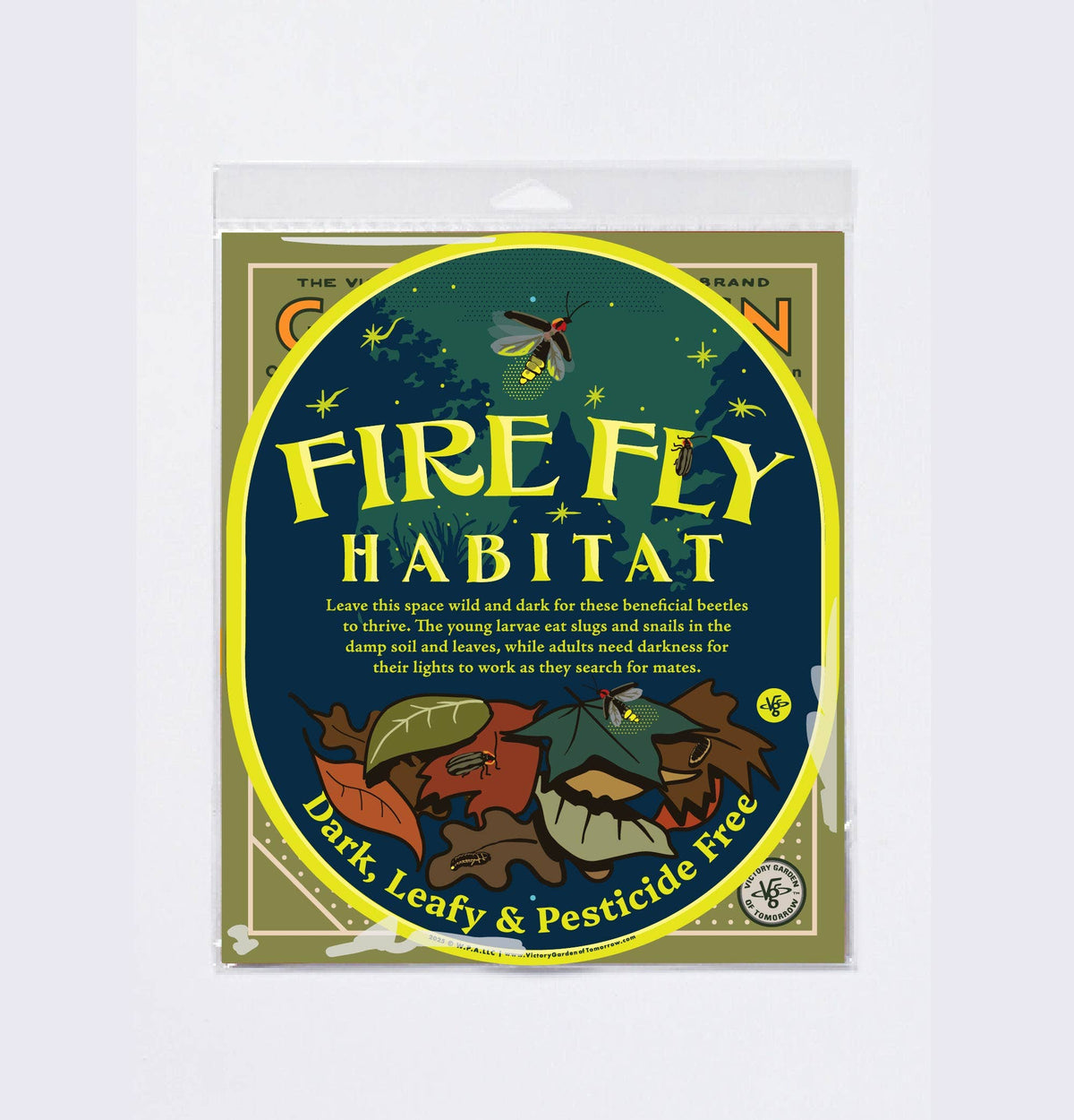 Firefly Habitat Sign - Lightening Bugs for Yard and Garden