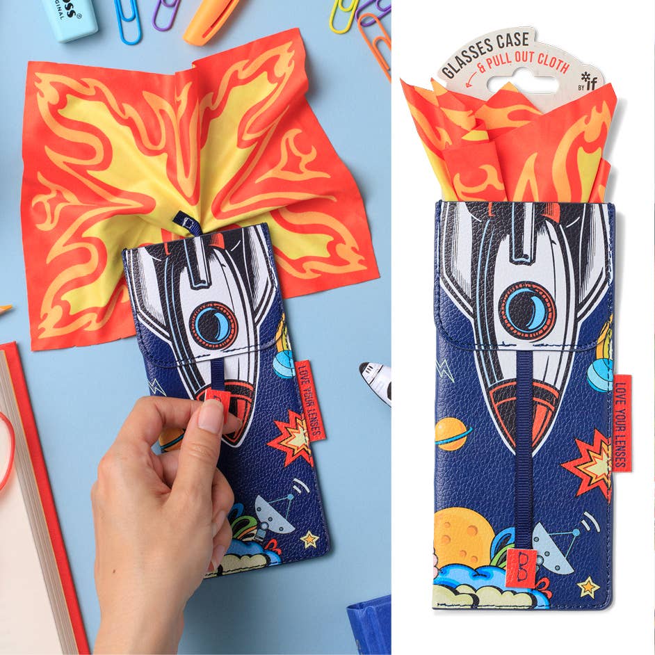 Love your Lenses Glasses Case & pull out Cloth