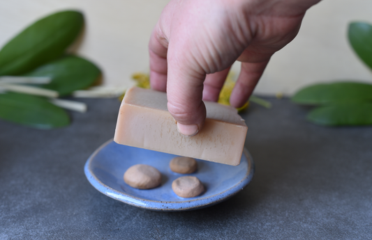 Soap Dishes With Pebbles