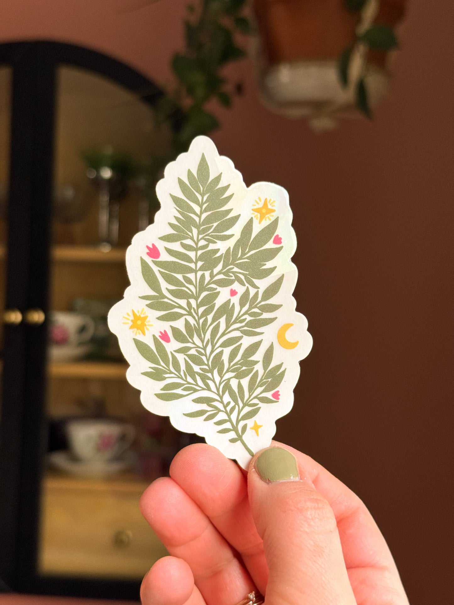 Suncatcher Decal // Fern